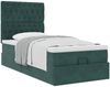 vidaXL Ottoman-Bett mit Matratzen Dunkelgrün 90x200 cm Samt 3313520 Bild 5
