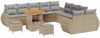 vidaXL Garten-Sofa-Set mit Kissen mit Kissen 13 pcs Beige und Hellgrau 3363882 Bild 2