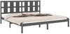 vidaXL Massivholzbett Grau Kiefer 200x200 cm [3105622] Bild 3