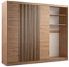 Vente-unique - SIDOVIA Wardrobe and walk-in wardrobe Holz, Platte Beige - B 60 cm x H 213 cm x L 250 cm Bild 5