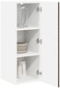vidaXL Wandschrank PORTO 2 pcs Braun Eichen-Optik 30 x 31 x 80 cm 885370 Bild 3