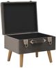 vidaXL Hocker mit Stauraum 40 cm Grau Samt 329253 Bild 3