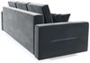 Sofa 3-Sitzer BELMIRA mit Schlaffunktion Grau Bild 3