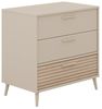 EEFJE Kommode, Cashmere Beige/Groovy Oak, 3 Schubkästen Bild 4