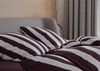 Mako Satin Bettwäsche Blocksteifen apricot 240x220 + 2x 80x80 Bild 3