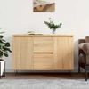 Sideboard, Kommode Sonoma-Eiche 101,5x35x70 cm Holzwerkstoff j2889p Bild 2