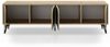 Calicosy TV-Möbel 4 Türen mit Metallfüßen B180 cm - FLORA - Helles Holz Bild 3