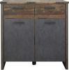 Kommode Prime in Used Wood Shabby und Matera grau 119 cm Bild 5