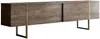 Vente-unique - ZIRELDA TV Möbel Holz, Platte Braun - B 30 cm x H 50 cm x L 180 cm Bild 2