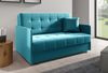 Zweiersessel YORK III mit Steppung, 2-Sitzer Schlafsofa, Jugendsofa mit Schlaffunktion, ausziehbare Couch, mit Bettkasten, inkl. Kissen, Kronos 13, 85 x 97 x 140 cm Bild 2