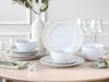 CreaTable Tafelservice Antique offwhite für 4 Personen, Steinzeug, sand (1 Set, 12-teilig) Bild 2
