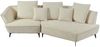 KAWOLA Sofa GARBO Designsofa Stoff cremeweiß rechts offen 92 x 158 x 280 cm Bild 3