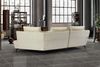 KAWOLA Sofa GARBO Designsofa Stoff cremeweiß rechts offen 92 x 158 x 280 cm Bild 2