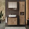 Badmöbel-Set Eliza Viking Oak 3 Teile, mit Hochschrank Vicco Bild 4