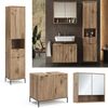 Badmöbel-Set Eliza Viking Oak 3 Teile, mit Hochschrank Vicco Bild 2