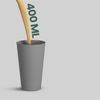 Becher Kunststoff - Mehrweg Grau 0,4L 8er-Pack Bild 3