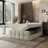 Masseno Boxbett BRUME 180x200 cm mit Bonell Matratze und Topper, Doppelbett, Polsterbett mit Kopfteil, Boxspringbett Bild 4