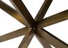 Esstisch 180x100x76 Marmor weiß / Kreuzgestell Eisen Antik Messing BARCELONA #301 Bild 2