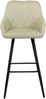 Beliani 'Darien' Barstuhl, 2er Set, Stoff, 103 x 54 x 50 cm, Grün Bild 5