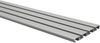 Gardinenschiene Slimline 540 cm (geteilt in 3 x 180 cm), 3-/4-läufig Silbergrau Bild 4