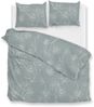 Zo! Home Flanell Bettwäsche 135x200 Alva Blue Blütenranke blau natur Bild 2