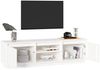 vidaXL TV-Schrank Weiß 140x35x40 cm Massivholz Kiefer 840413 Bild 3