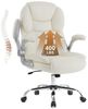 IWMH Chefsessel Ergonomischer Bürostuhl, Höhenverstellbar Schreibtischstuhl (PU-Leder Schreibtischstuhl), Drehstuhl mit klappbarer Armlehnen und Lendenwirbelstütze Bild 4