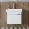 Roomart LYCIA-60 Badmöbel Set– 2-teiliges Badezimmermöbel Set - Waschbecken mit Unterschrank - H 54 x B 38.6 x T 59 cm • Weiß Bild 3