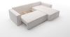 Ecksofa Schlafsofa Sofa CONOR PREMIUM Stoff Poso Dunkelgrün Ottomane Rechts Bild 3