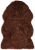 vidaXL Teppich 60x90 cm Künstlicher Schafspelz Braun 284713 Bild 5
