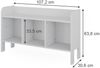 Kindersitzbank Ajaton Weiß 107.2 x 63.8 cm Vitalispa Bild 3
