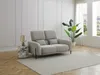 Vente-unique - ARAVIO Sofa Stoff Grau - B 102 cm x H 100 cm75 cm x L 170 cm Bild 2
