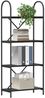 vidaXL Bücherregal Schwarz Eichen-Optik 60 x 30 x 146 cm Holzwerkstoff 879911 Bild 3