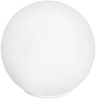 Kleine LED Tischleuchte Glaskugel Lampenschirm Opalweiß, Ø 15cm Bild 2