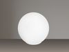 Kleine LED Tischleuchte Glaskugel Lampenschirm Opalweiß, Ø 15cm Bild 3