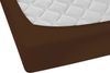 biberna Feinjersey-Spannbetttuch, 100 % Baumwolle, topas / mocca, 1x 140x200 cm - 160x200 cm Bild 2
