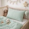 BABEES Kissenbezüge 2-er Set Kissenbezug 40x60 / 30x50 cm 100% Musselin Baumwolle 150 g/qm, Kissenbezüge Kissenhülle Kinderbettwäsche Kinderzimmer Creme Beige Bild 2