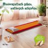 Reisebett-Matratzen Rollmatte 50 cm breit, vegan und handgefertigt, 210x50x4,5cm, livasia, 4,50 cm hoch, Kapok Bild 2