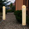 2x LED Solar-Steckleuchte, Bambus, grün, H 49,5 cm Bild 5