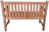 Teakholz Gartenbank SIGLI 2 Sitzer 120cm Bild 4