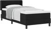 vidaXL Boxspringbett mit Kopfteil Schwarz 200 x 90 cm Stoff 3341022 Bild 2
