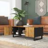 vidaXL Couchtisch 100x54x40 cm Massivholz Mango & Holzwerkstoff 351953 Bild 3