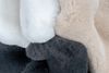 Teppich >Rabbit Sheepskin< in Anthrazit, 100% Polyester - 90x60cm (LxB) Bild 3