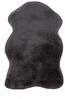 Teppich >Rabbit Sheepskin< in Anthrazit, 100% Polyester - 90x60cm (LxB) Bild 1