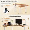 Höhenverstellbarer L-förmiger Schreibtisch 190 x 155 cm Elektrisch Ergonomisch Bild 4