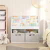 vidaXL Kinderregal Hochglanz Weiß 72,5 x 29,5 x 69 cm Holzwerkstoff 892383 Bild 4