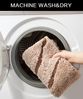 OTTO home Badematte Josie, Badvorleger, Badezimmer Teppich, Höhe 20 mm, rutschhemmend beschichtet, schnell trocknend, strapazierfähig, fußbodenheizungsgeeignet, Polyester, rechteckig, 3-tlg. Stand-WC Set, Badteppich, Badematten, rechteckig, rund & als ... Bild 3