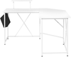 Eckschreibtisch TACONY Weiß 180 cm 140 cm mit Stauraum Bild 4