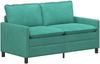 vidaXL Sofa Set 2 pcs Türkis Samt 3417154 Bild 4