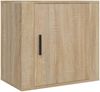 vidaXL Wand-Nachttische 2 Stk. Sonoma-Eiche 50x30x47 cm 816871 Bild 5